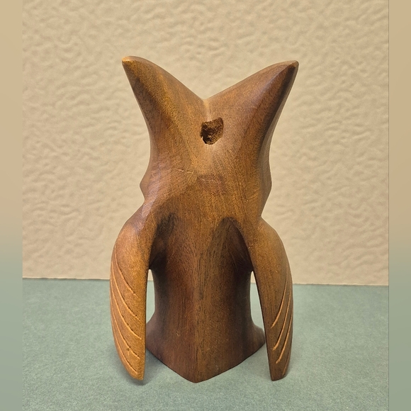 MCM Wooden Owl Pencil/Pen Holder /Figurine - Picture 4 of 7